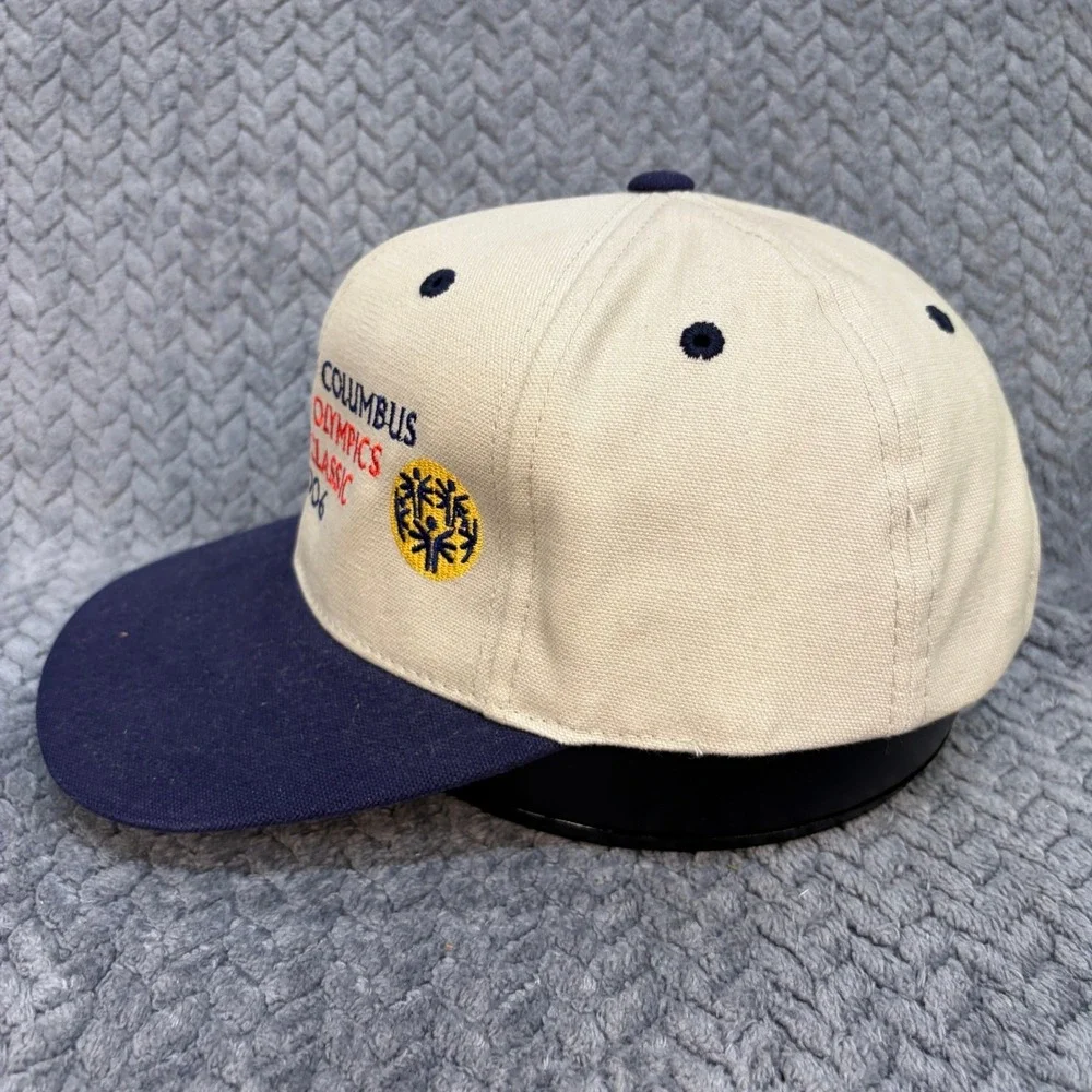 Knights of Columbus Special Olympics Golf Classic 2006 Hat OC Tan Navy Cap